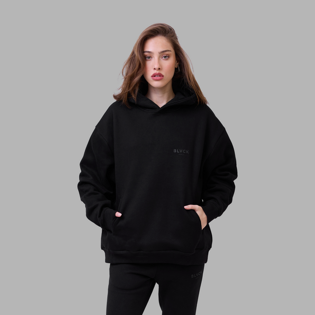 Sweat à capuche Blvck 'Noir'