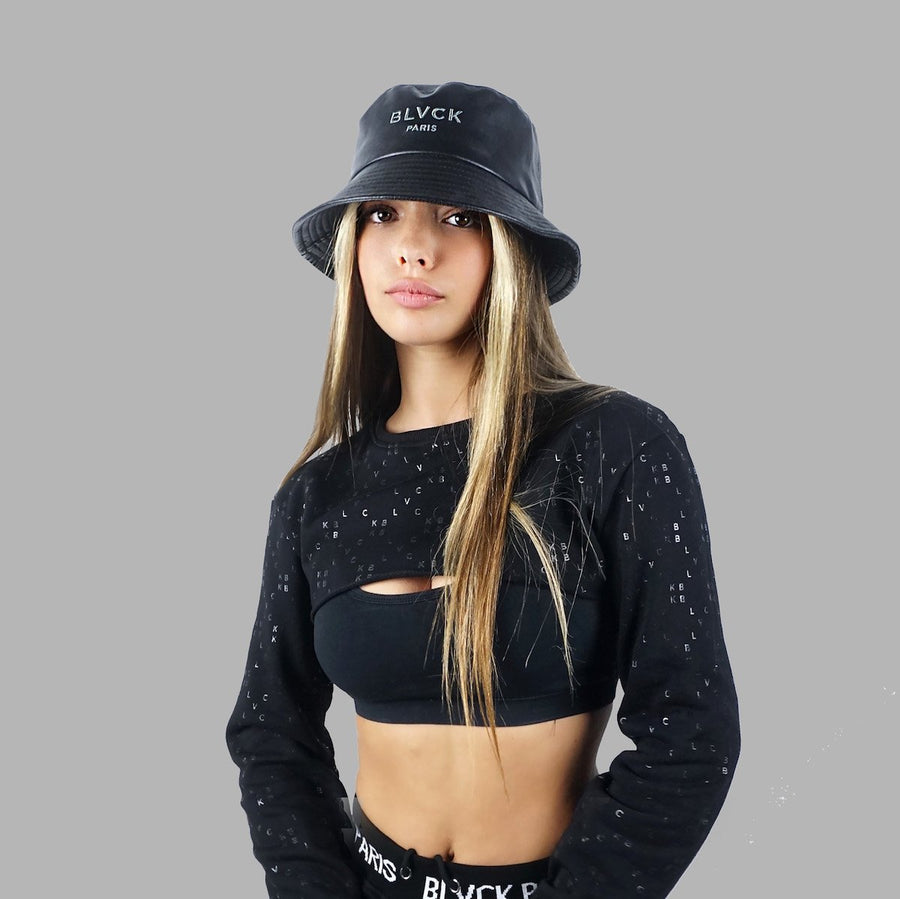 Blvck Monogram Sweater Cropped